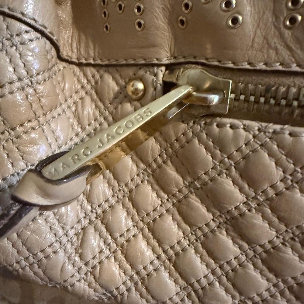 Marc Jacobs Stam bag in quilted beige leather preowned - Picture 4 of 16